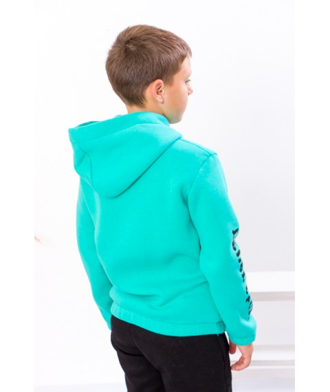 Jumper for boys with a zipper (teenager) Wear Your Own 140 Blue (6350-025-33-1-v7)