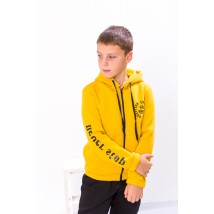 Джемпер для хлопчика на блискавці (підлітковий) Носи Своє 146 Жовтий (6350-025-33-1-v8)