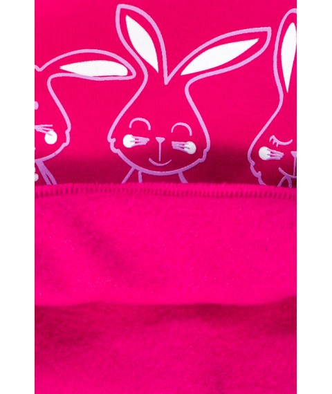 Hoodies for girls Wear Your Own 122 Pink (6353-025-33-5-v11)