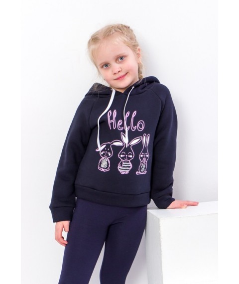 Hoodies for girls Wear Your Own 128 Blue (6353-025-33-5-v13)