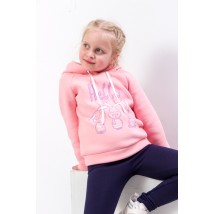 Hoodies for girls Wear Your Own 122 Pink (6353-025-33-5-v9)