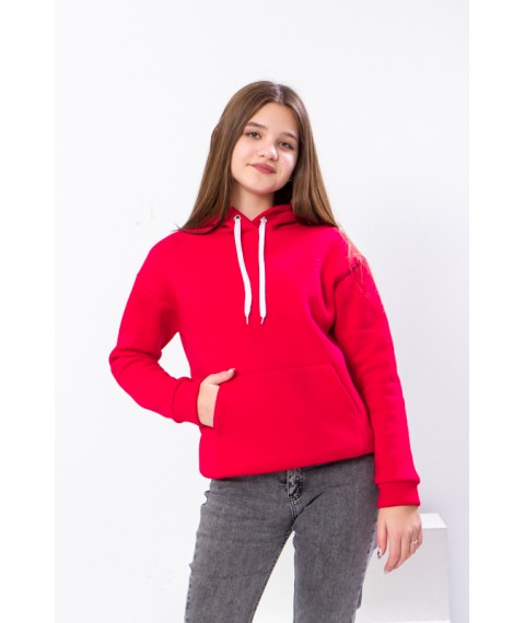 Hoodie for girls (teen) Wear Your Own 170 Red (6354-025-v23)