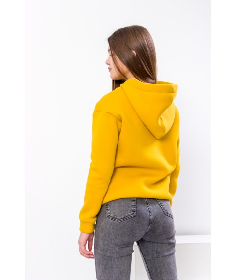 Hoodie for girls (teen) Wear Your Own 152 Yellow (6354-025-v12)