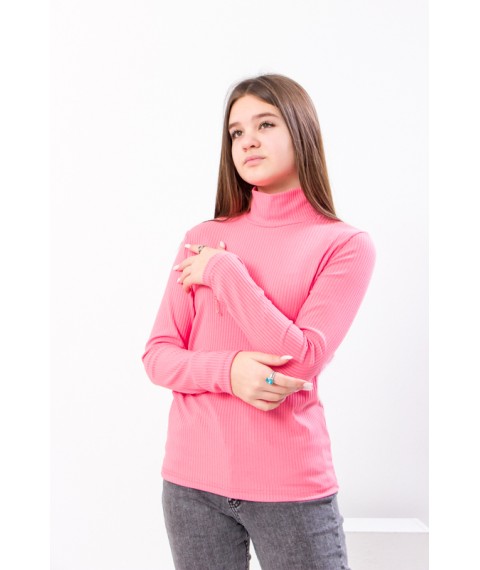 Turtleneck for girls (teens) Wear Your Own 158 Pink (6357-103-v16)