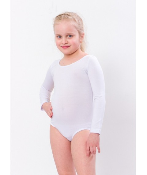 Sports swimsuit for girls Wear Your Own 146 White (6360-036-v14)
