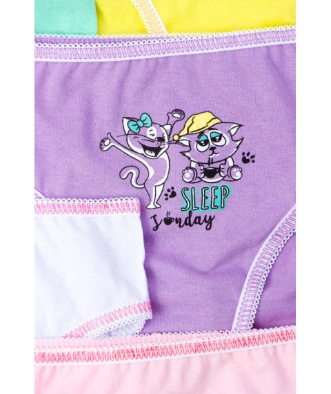 Underpants for girls "Week" Wear Your Own 32 Violet (773-001-33-v4)
