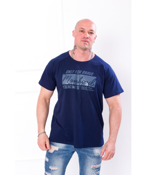 Men's Raglan T-shirt Wear Your Own 50 Blue (8011-001-33-v2)