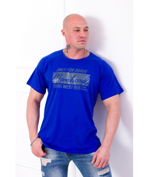 Men's Raglan T-shirt Wear Your Own 60 Blue (8011-001-33-v20)