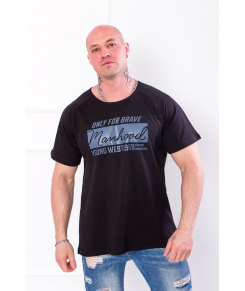Men's Raglan T-shirt Wear Your Own 60 Black (8011-001-33-v19)