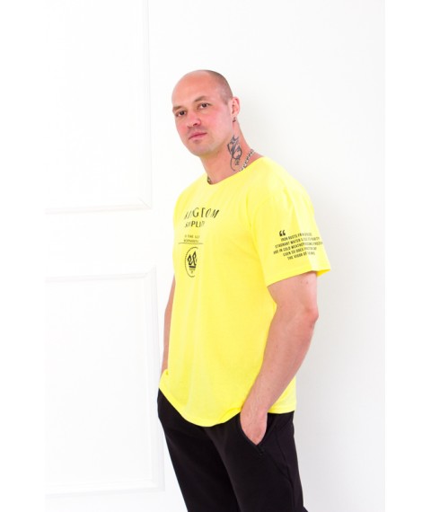 Men's T-shirt Wear Your Own 50 Yellow (8012-001-33-3-v12)
