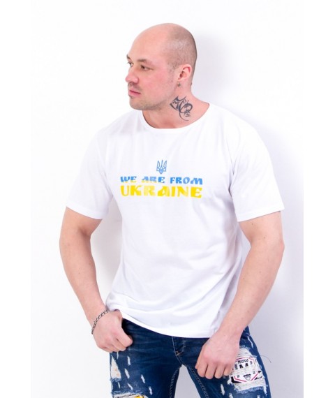Футболка чоловіча "Україна" Носи Своє 52 Білий (8012-У-v11)