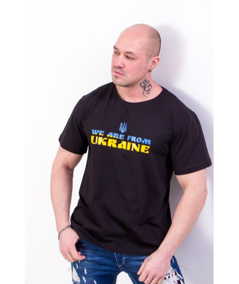 Футболка чоловіча "Україна" Носи Своє 54 Чорний (8012-У-v13)