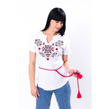Women's short-sleeved embroidered shirt Nosy Svoe 50 White (8029-038-22-1-v1)