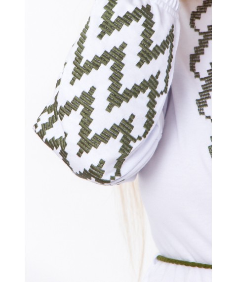 Women's long-sleeved embroidered shirt Nosy Svoe 46 White (8030-038-22-1-v9)