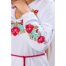 Women's long-sleeved embroidered shirt Nosy Svoe 54 White (8030-038-22-v1)