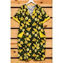 Women's dressing gown Wear Your Own 50 Yellow (8055-005-v40)