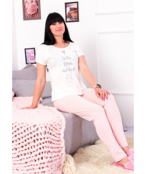 Піжама жіноча (футболка+брюки) Носи Своє 42 Рожевий (8071-002-33-v17)