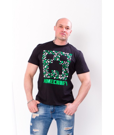 Men's T-shirt "Gamer" Wear Your Own 54 Black (8073G-v1)