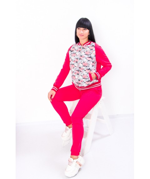 Women's suit "3" (jacket+trousers+skirt) Wear Your Own 42 Red (8093-057-v10)