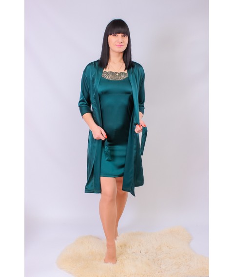 Комплект жіночий (халат+сорочка) Носи Своє 42 Зелений (8115-089-v15)