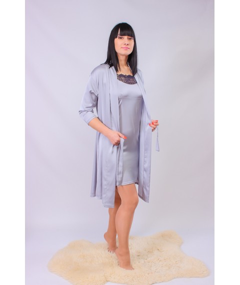 Women's set (robe + shirt) Nosy Svoe 42 Gray (8115-089-v33)