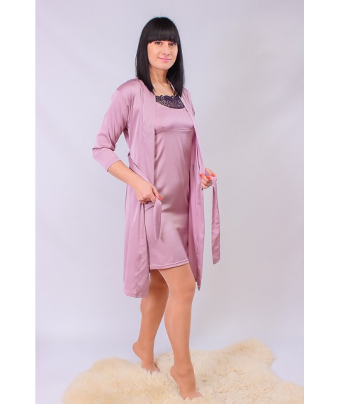 Women's set (robe + shirt) Wear Your Own 44 Pink (8115-089-v10)