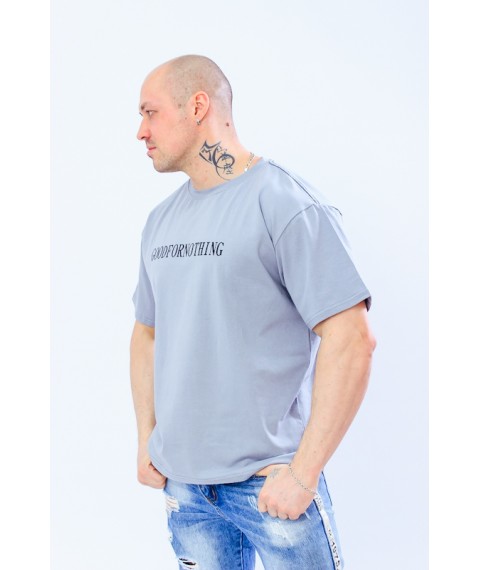 Men's oversized T-shirt Nosy Svoe 52 Gray (8121-036-33-v1)