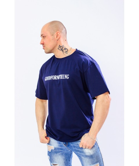 Men's oversized T-shirt Nosy Svoe 50 Blue (8121-036-33-v10)