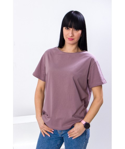 Women's T-shirt (oversize) Wear Your Own 42 Purple (8127-001-v7)