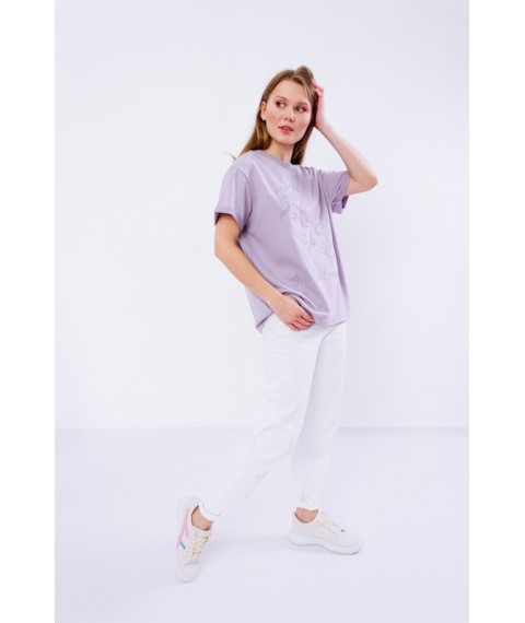 Women's T-shirt (oversize) Wear Your Own 44 Purple (8127-057-22-v17)