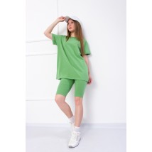 Комплект жіночий (футболка+велосипедки) Носи Своє 50 Зелений (8138-036-v28)