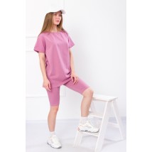 Комплект жіночий (футболка+велосипедки) Носи Своє 52 Рожевий (8138-036-v48)
