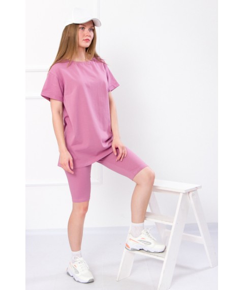 Комплект жіночий (футболка+велосипедки) Носи Своє 48 Рожевий (8138-036-v18)
