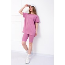 Комплект жіночий (футболка+велосипедки) Носи Своє 50 Рожевий (8138-036-v36)