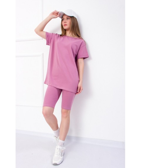 Комплект жіночий (футболка+велосипедки) Носи Своє 46 Рожевий (8138-036-v9)
