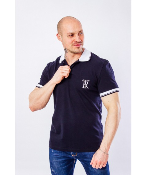 Men's polo shirt Wear Your Own 48 Blue (8140-091-22-v9)