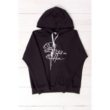 Women's Hoodie Wear Your Own 52 Black (8155-057-33-v1)