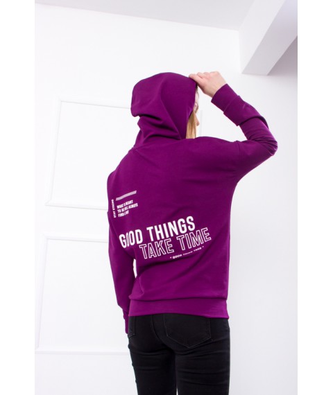 Hoodies for women Wear Your Own 44 Purple (8155-057-33-v36)