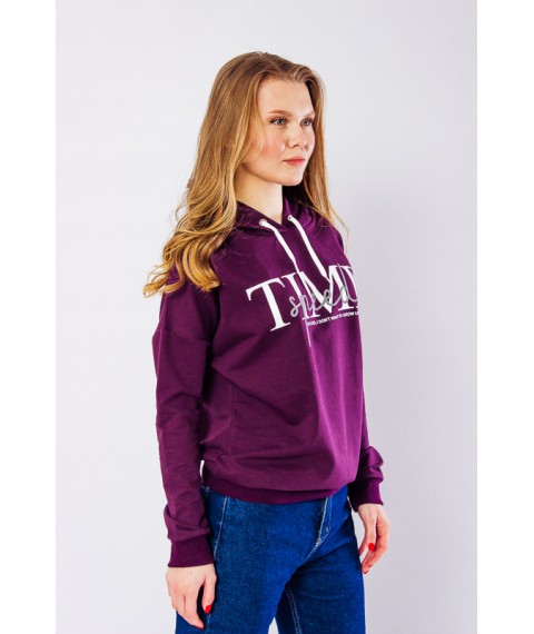 Women's Hoodie Wear Your Own 40 Purple (8155-057-33-v52)