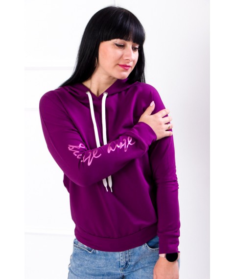 Women's Hoodie Wear Your Own 40 Purple (8155-105-33-v3)