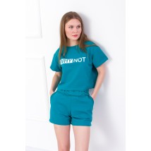 Комплект жіночий (футболка+шорти) Носи Своє 48 Зелений (8195-057-33-v22)
