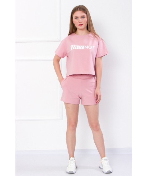 Комплект жіночий (футболка+шорти) Носи Своє 44 Рожевий (8195-057-33-v11)