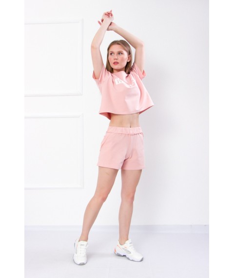 Комплект жіночий (футболка+шорти) Носи Своє 42 Рожевий (8195-057-33-v8)