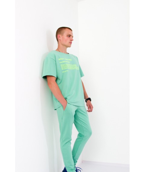 Костюм чоловічий (футболка+брюки) Носи Своє 46 Зелений (8212-057-33-v10)