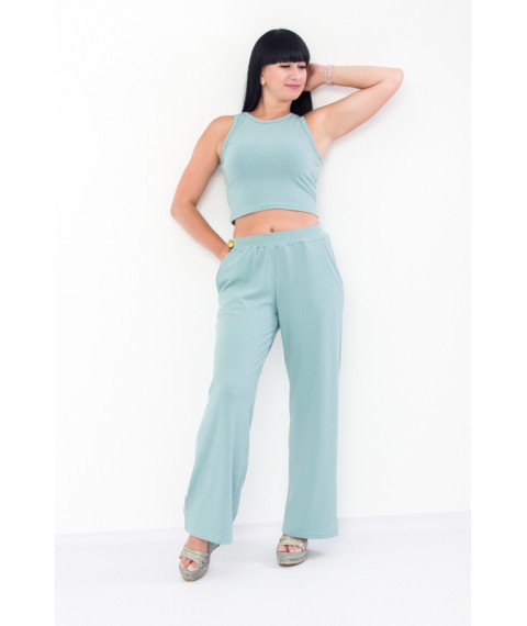 Комплект жіночий (топ+брюки) Носи Своє 46 Зелений (8214-103-v24)