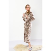 Women's dressing gown Wear Your Own 60 Brown (8577-035-v2)