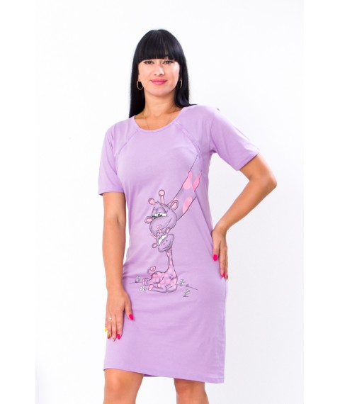 Сорочка жіноча (для годуючих мам) Носи Своє 48 Фіолетовий (8594-001-33-v26)