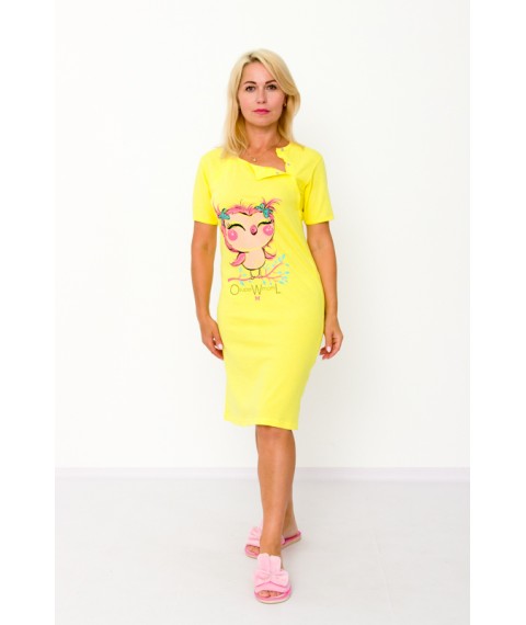 Сорочка жіноча (для годуючих мам) Носи Своє 48 Жовтий (8594-001-33-v23)