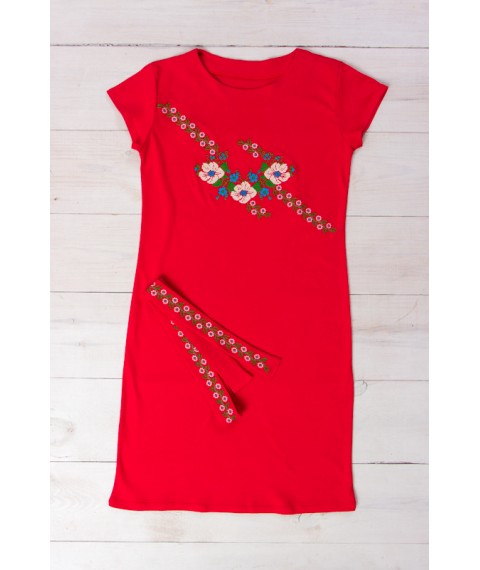 Women's Embroidered Dress Nosy Svoe 48 Red (8610-015-22-v4)