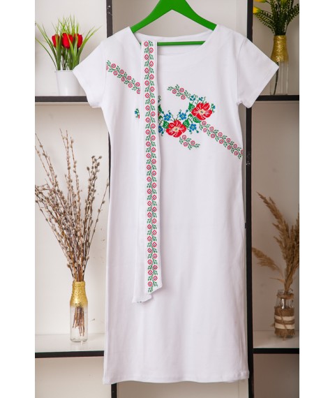 Women's Embroidered Dress Nosy Svoe 46 White (8618-038-22-v2)
